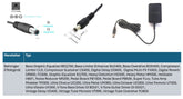 Behringer Effektgerät Ersatznetzteil 9V 2A Ausgang (18W) 5.5 x 2,1 mm EU (GS) - Center Negativ (Minus)