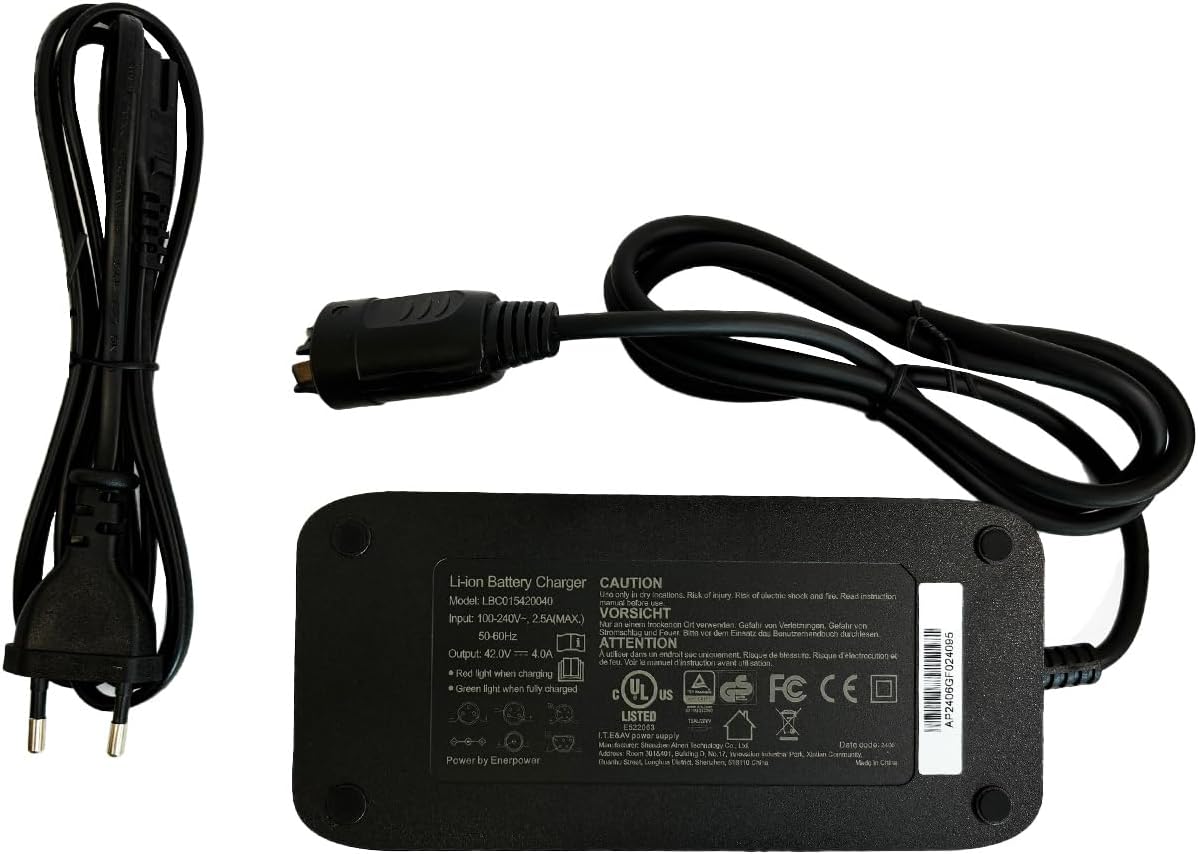 Trade-Shop Voeding oplader oplaadkabel 42 V 4 A compatibel met Bosch Power Pack 400 ClassicLine EBike accu 36 V, vervanging voor Bosch 0275007905 Trade-Shop Voeding oplader oplaadkabel 42 V 4 A compatibel met Bosch Power Pack 400 ClassicLine EBike accu 36 V, vervanging voor Bosch 0275007905