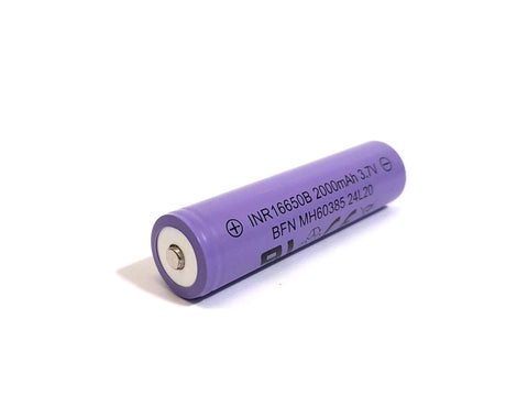 Enerpower 16650 2000 mAh / 2C Li-Ion 3.7V Industriezelle (UL) Button-Top - Enerprof Enerpower 16650 2000 mAh / 2C Li-Ion 3.7V Industriezelle (UL) Button-Top - Enerprof