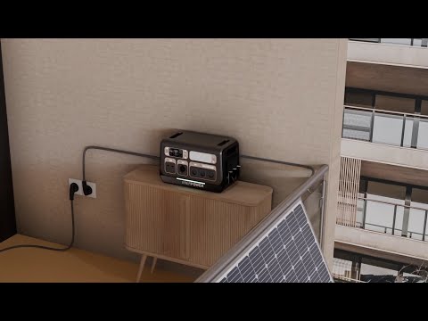 Station + 1 x solar panel Modell "Panda"