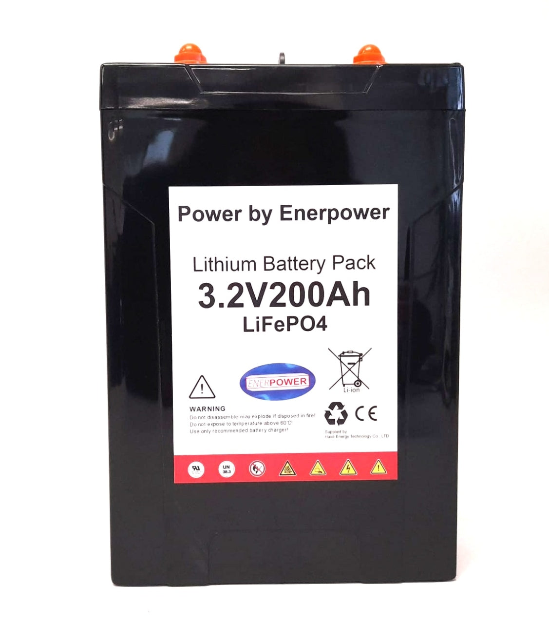 200Ah ENERpower battery module prismatic LiFePo4 3.2V 640Wh A-Grade 