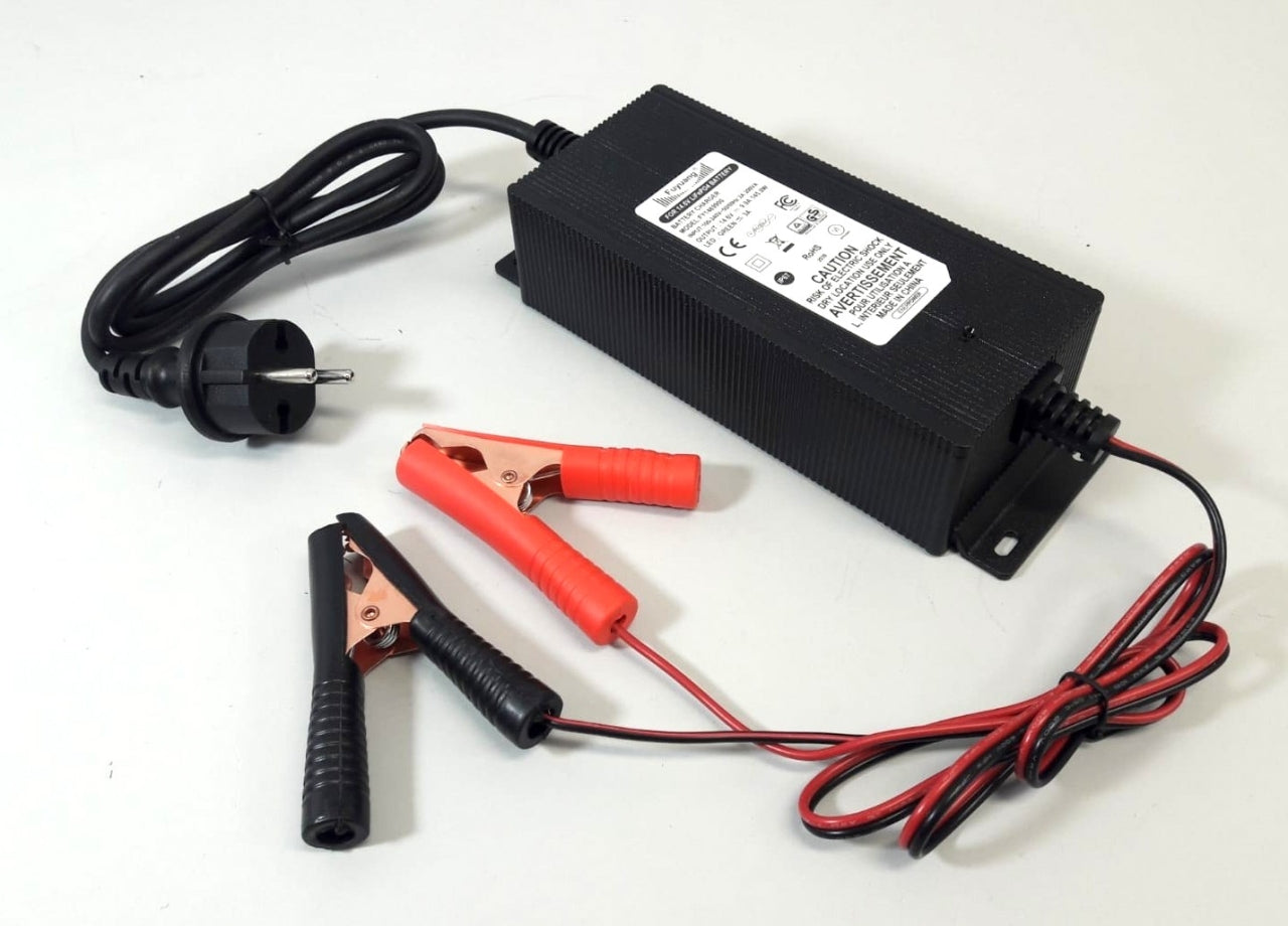 9,9A IP67 Ladegerät für 12V Akkus LiFePO4 Krokodil (150W) 4S