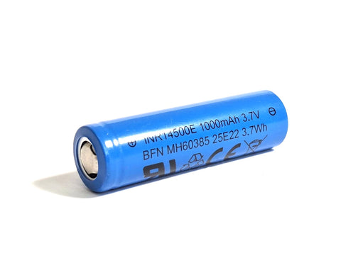 Replacement battery BRAUN shaver S51 series Li-Ion 1000 mAh 14500 AA 3.6V flat (UL)