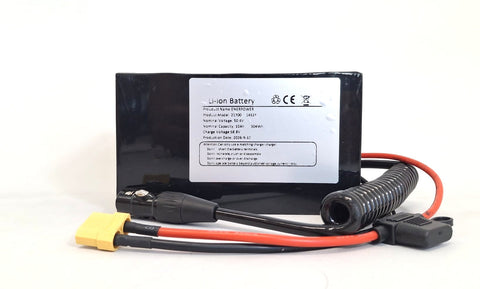 Softpack-Akku 52V 10Ah BMS 25A XLR-3 mit 50G Quadratisch