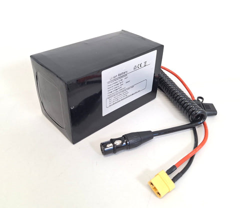 Softpack-Akku 52V 10Ah BMS 25A XLR-3 mit 50G Quadratisch