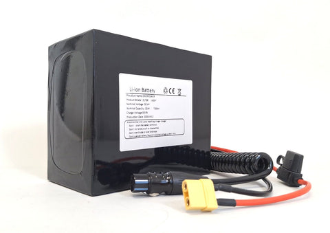Softpack-Akku 52V 15Ah BMS 25A XLR-3 mit 50G Quadratisch