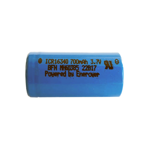 Enerpower Li-ion rechargeable 16340 700 mah (2C) battery cell (UL)