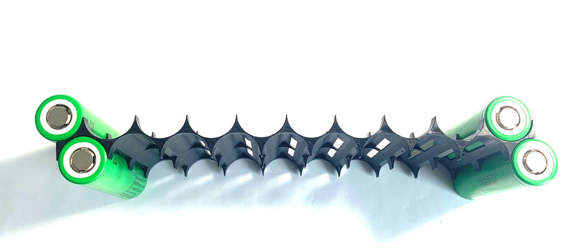18650 Zellenhalterung Abstandhalter Kunststoff für 20 (10x2) x 18650 Akkuzellen Diagonale Platzierung - 18650 Zellenhalterung Abstandhalter Kunststoff für 20 (10x2) x 18650 Akkuzellen Diagonale Platzierung - #tag1#  - #tag2# - #tag1# - #tag2# - #tag3#
