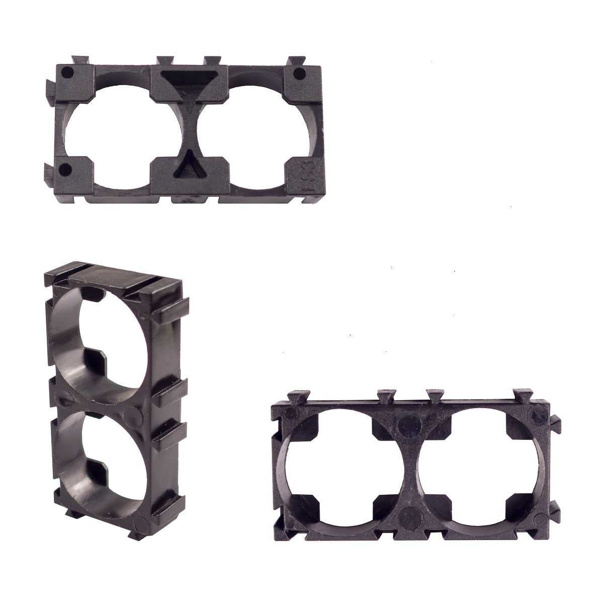 18650 modulierbare Zellenhalterung Abstandhalter Kunststoff für 2 x 18650 Akkuzellen - 18650 modulierbare Zellenhalterung Abstandhalter Kunststoff für 2 x 18650 Akkuzellen - #tag1#  - #tag2# - #tag1# - #tag2# - #tag3#