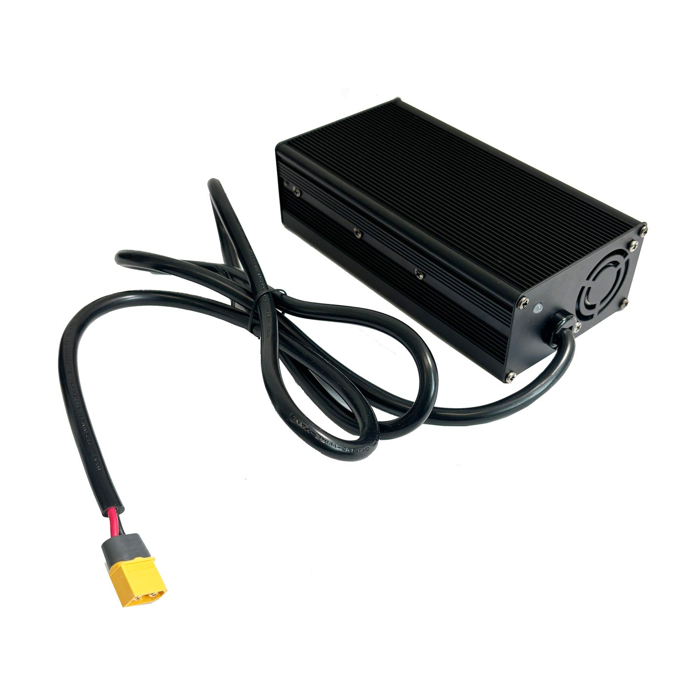 54.6V 10A charger XT70 (550 Watt) for 48V Li-Ion batteries with active fan