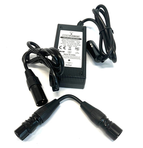 ENERpower DC-DC Kfz-Ladegerät 29,4V 2A XLR-4 für GIANT Twist Freedom, Comfort, Elegance, Express