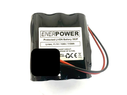 ENERpower 3S2P 10Ah Open End 11,1V Akku (12V) (110Wh) 3x2 offene Enden