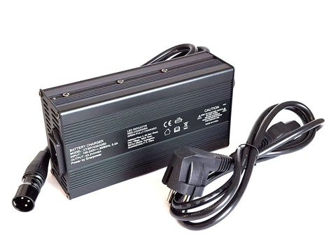 Ladegerät 43,2V 5A 210 Watt für 36V LiFePo4 Akkus Aktiver Lüfter XT-90 weiblich