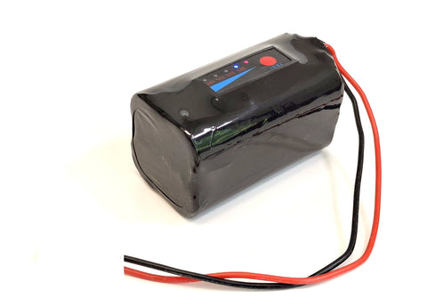 ENERpower 4S1P Akku 14,4V-14,8V 5000 mAh Li-Ion mit Kabeln offenen Enden 2 x 2
