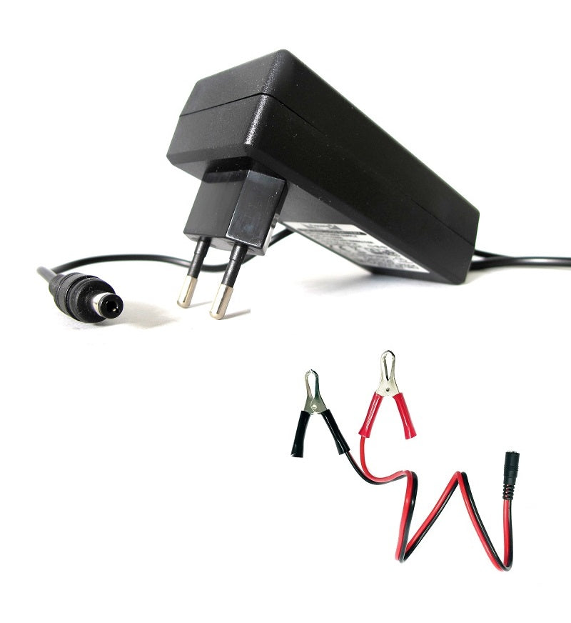 4S charger 14.4V 3A LiFePO4 crocodile clips (adapter)