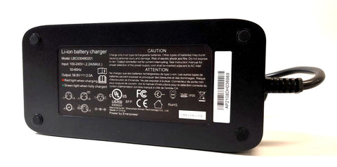 58,8V 2A DC Enerpower Ladegerät für 52V Li-Ion-Akkus (120W) 14S DC 5,5 x 2,5 mm
