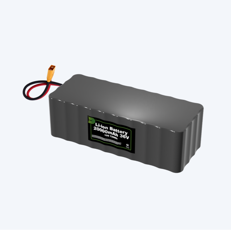 Li-Ion Akku Softpack 10S4P 36V 20Ah BMS 100A