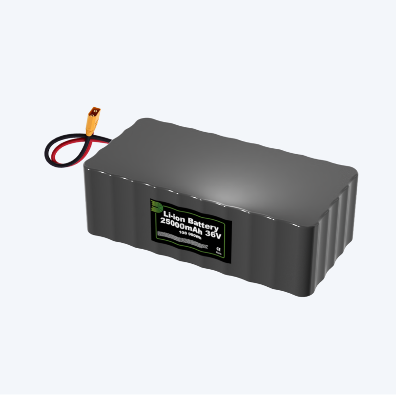 Li-Ion Akku Softpack 10S5P 36V 25Ah BMS 100A