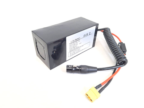 Softpack-Akku 24V (25,2V-25,9V) Li-Ion 10Ah BMS 25A XLR-3 (255Wh)