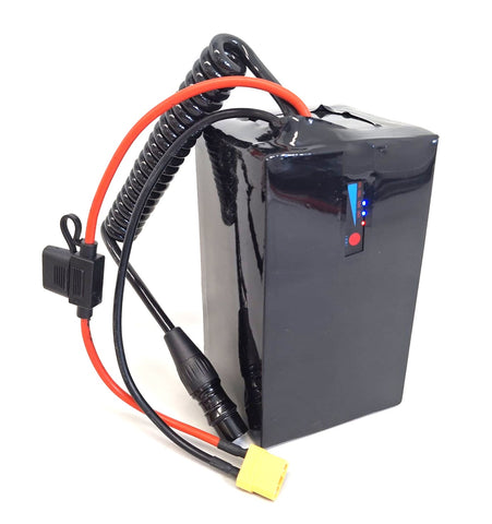 Softpack-Akku 24V (25,2V-25,9V) Li-Ion 10Ah BMS 25A XLR-3 (255Wh)
