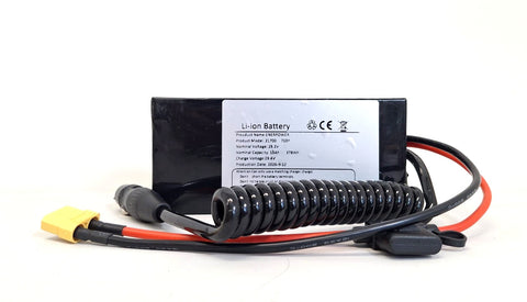 Softpack Battery 24V (25.2V-25.9V) Li-Ion 15Ah BMS 25A XLR-3 (375Wh)