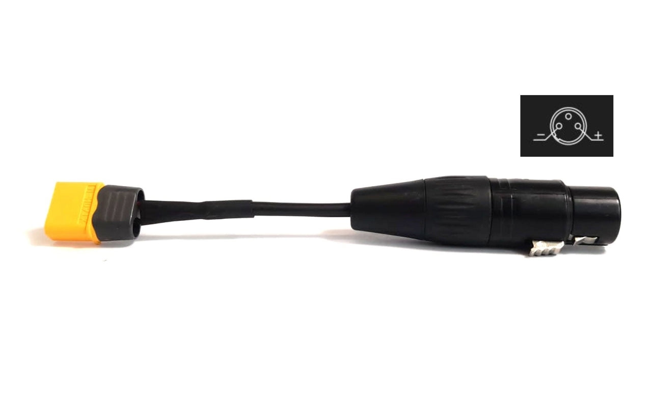 Adapter XLR-3 (weiblich) auf XT-60 Amass männlich - Enerprof