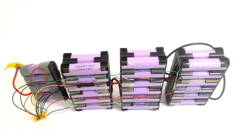 Akkublock 36V-37V 8,6Ah LG MF1 ohne BMS 10S4P NTC - Enerprof