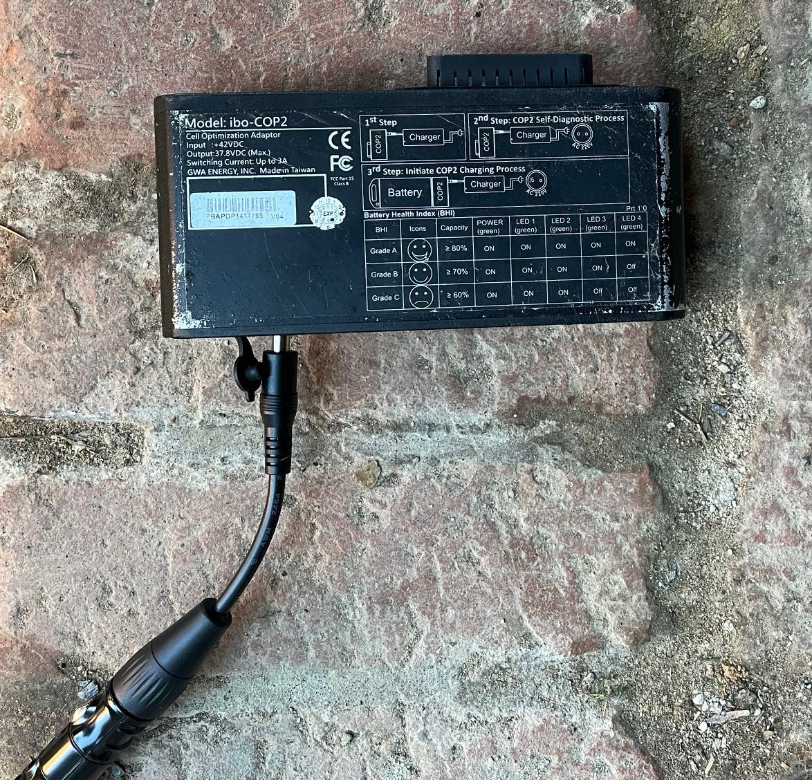 Enerpower Ladegerät 37,8V 2A für Akku GWA R37 / R45 / R50 für Babboe Big-E / City-E