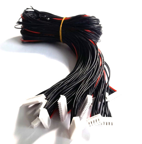 Balancer Kabel JST-XH 2.54mm 45 cm Silikon für 9S Akkus (10 Pins) - Balancer Kabel JST-XH 2.54mm 45 cm Silikon für 9S Akkus (10 Pins) - #tag1#  - #tag2# - #tag1# - #tag2# - #tag3#