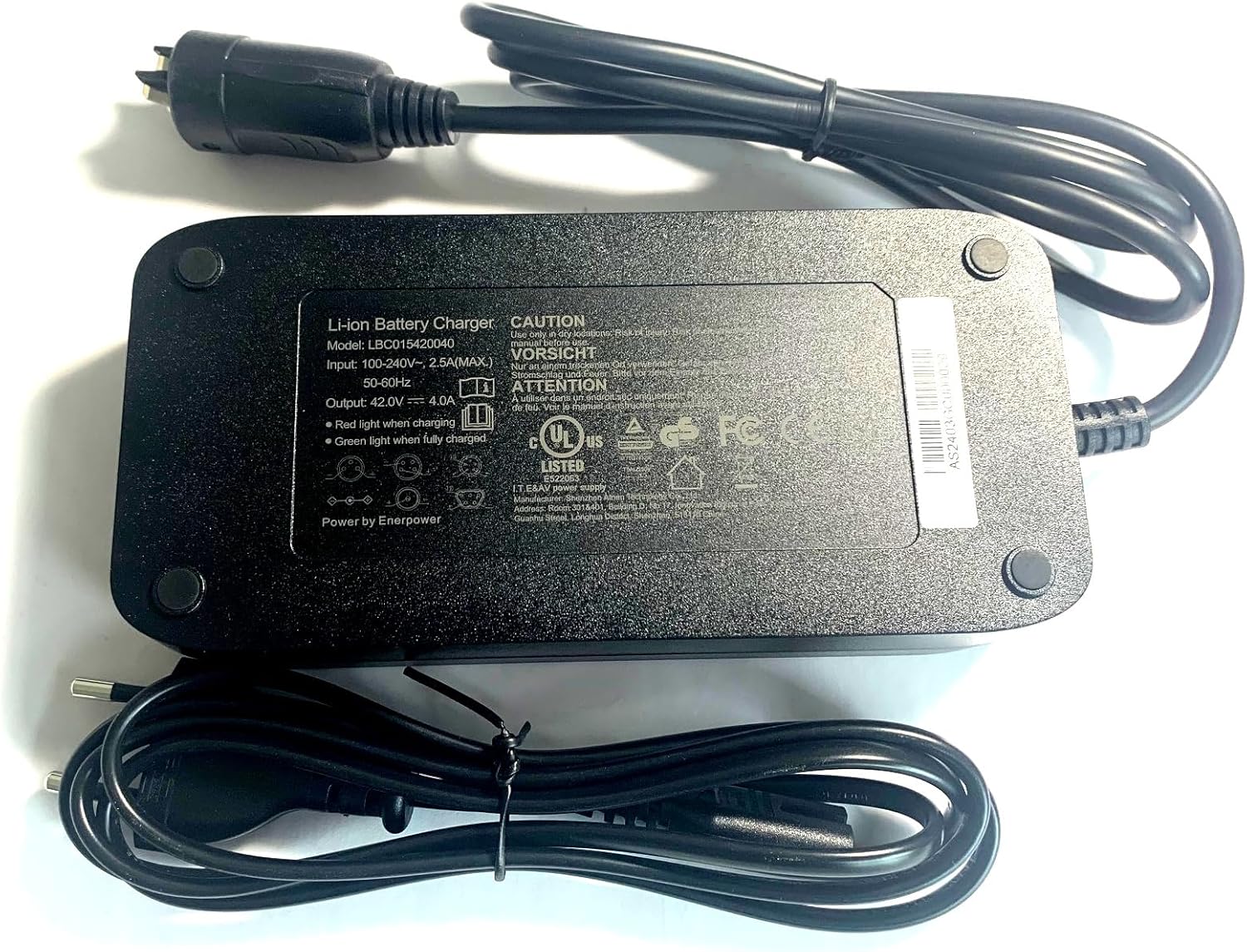 Enerpower Bosch Charger 42V 4A for Brennabor R-20e / T-20e / T-22e / T-24e / T-35e / T-38e / T-41e / T-43e (CB, GS)