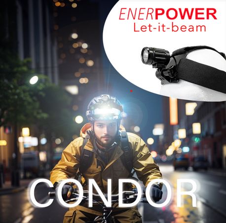 Enerpower Condor CREE XM-L2 U2 helmet lamp 1000 lumens GoPro version