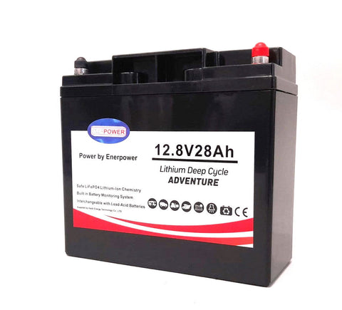 ENERpower LiFePO4 12V (12,8V) 28Ah 358Wh (360 Watt) - ENERpower LiFePO4 12V (12,8V) 28Ah 358Wh (360 Watt) - #tag1#  - #tag2# - #tag1# - #tag2# - #tag3#