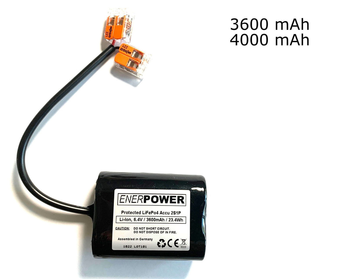 ENERpower LiFePO4 6V (6,4V) 2S1P - Kabel offenen Enden - ENERpower LiFePO4 6V (6,4V) 2S1P - Kabel offenen Enden - #tag1#  - #tag2# - #tag1# - #tag2# - #tag3#