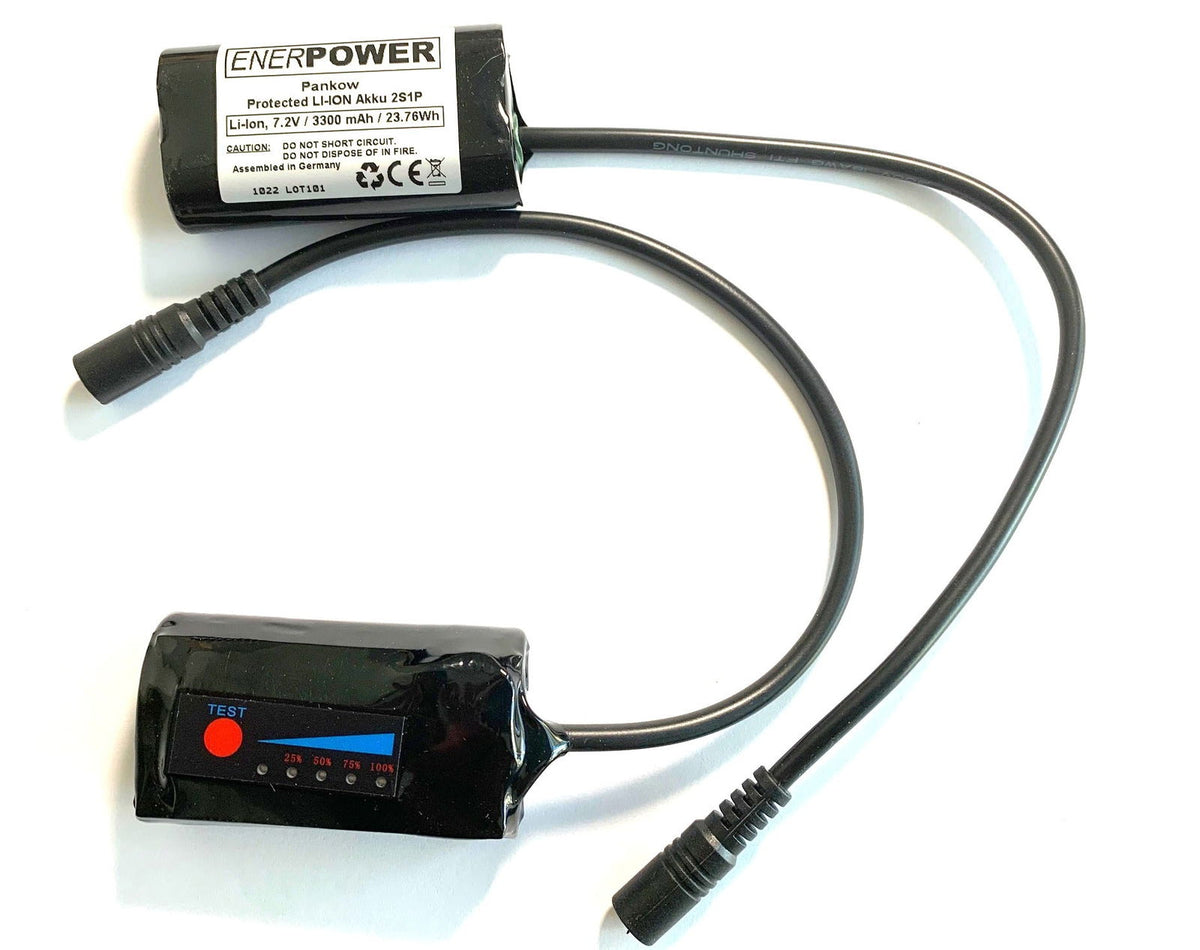 ENERpower Pankow  Akku 7,4V 3300 mAh Rundstecker 2S1P - ENERpower Pankow  Akku 7,4V 3300 mAh Rundstecker 2S1P - #tag1#  - #tag2# - #tag1# - #tag2# - #tag3#