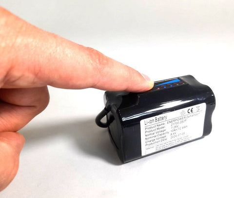 ENERpower Zehlendorf Akku 7,4V 10000mAh Rundstecker glattes Kabel - Enerprof