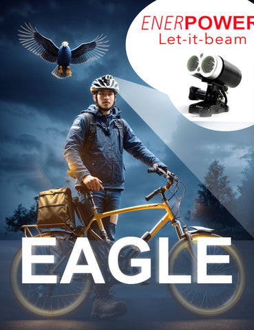 helmlampe mountainbike Kit 2: Enerpower Eagle 2 CREE XM-L2 U2 Helmlampe 2200 Lumen GoPro Vers – ENERprof