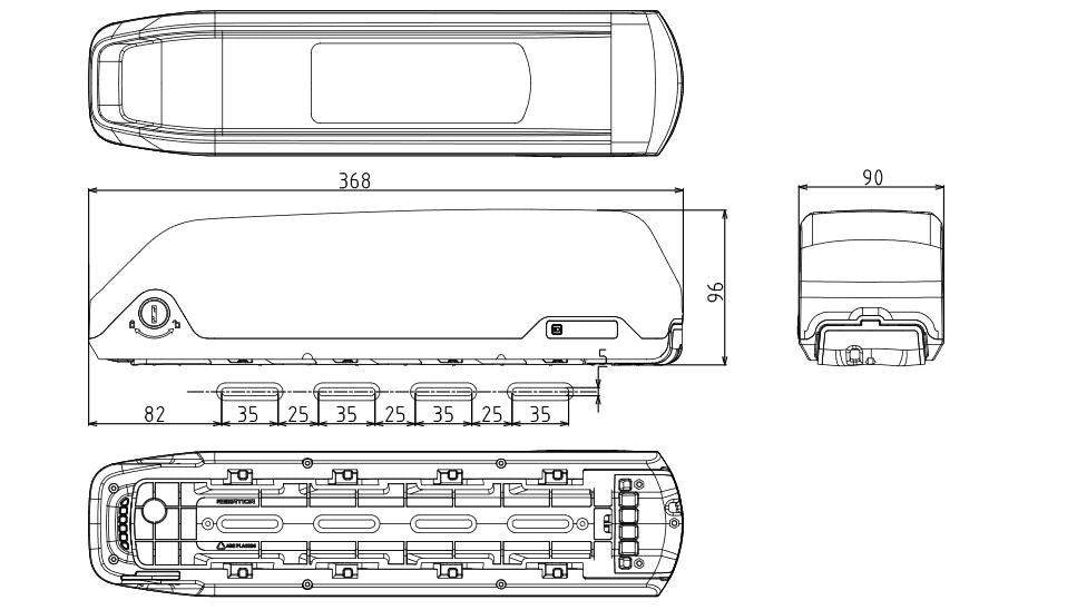 Enerpower Reention Leer Polly-DP-5C Akkon 52 Cells - Ersatzteil - Enerprof