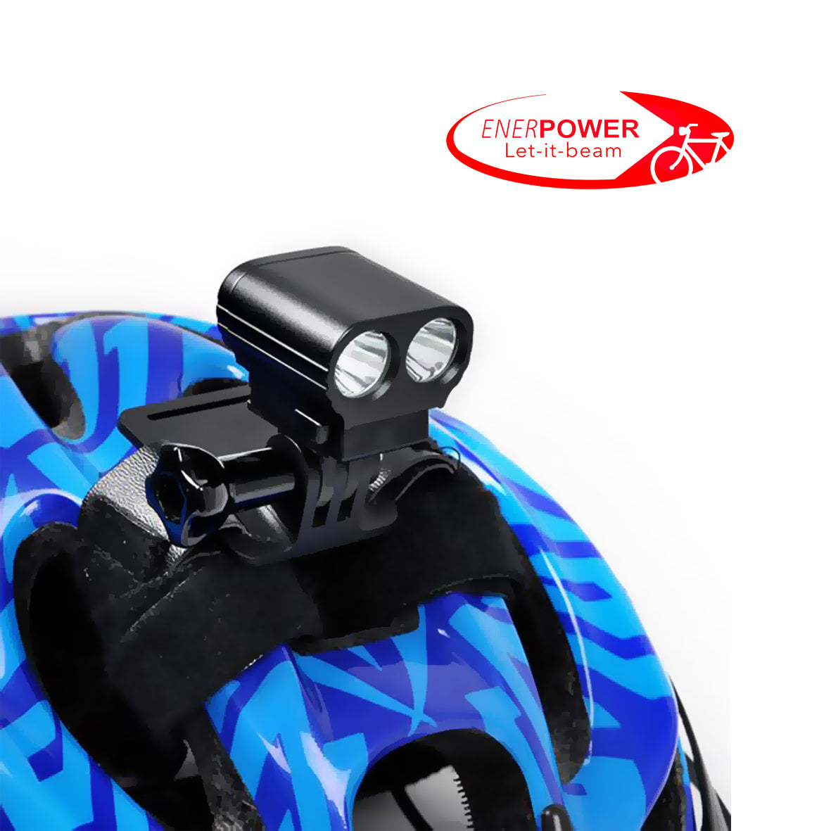 Enerpower FALCON CREE XPG2 R5 helmet lamp 800 lumens GoPro version + battery 3500 mAh + charger 2A