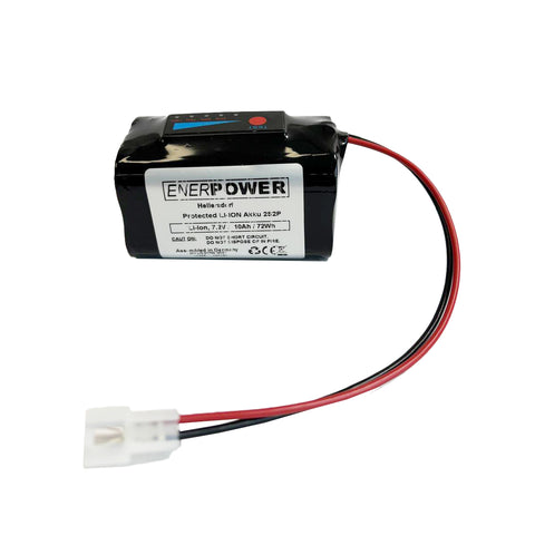 ENERpower Hellersdorf battery 7.4V 10000mAh Molex charge level indicator