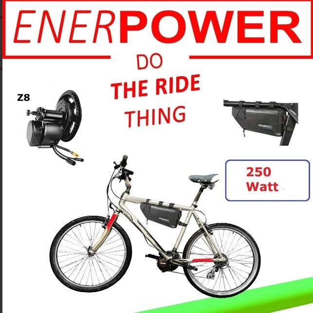 Freilauf -  Tongsheng Z8 Motor-Kit 250W + Akku 36V mit 20Ah in Tasche (720Wh)