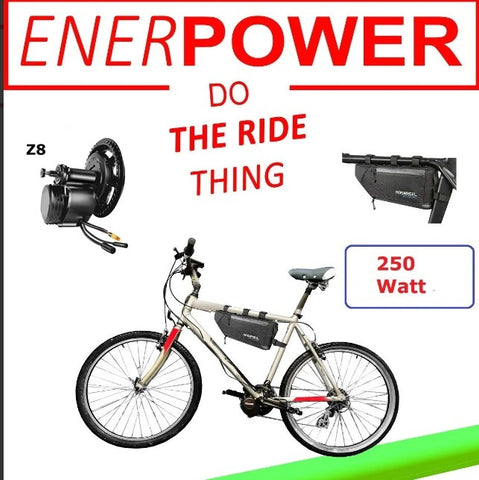 Freilauf -  Tongsheng Z8 Motor-Kit 250W + Akku 36V mit 20Ah in Tasche (720Wh)