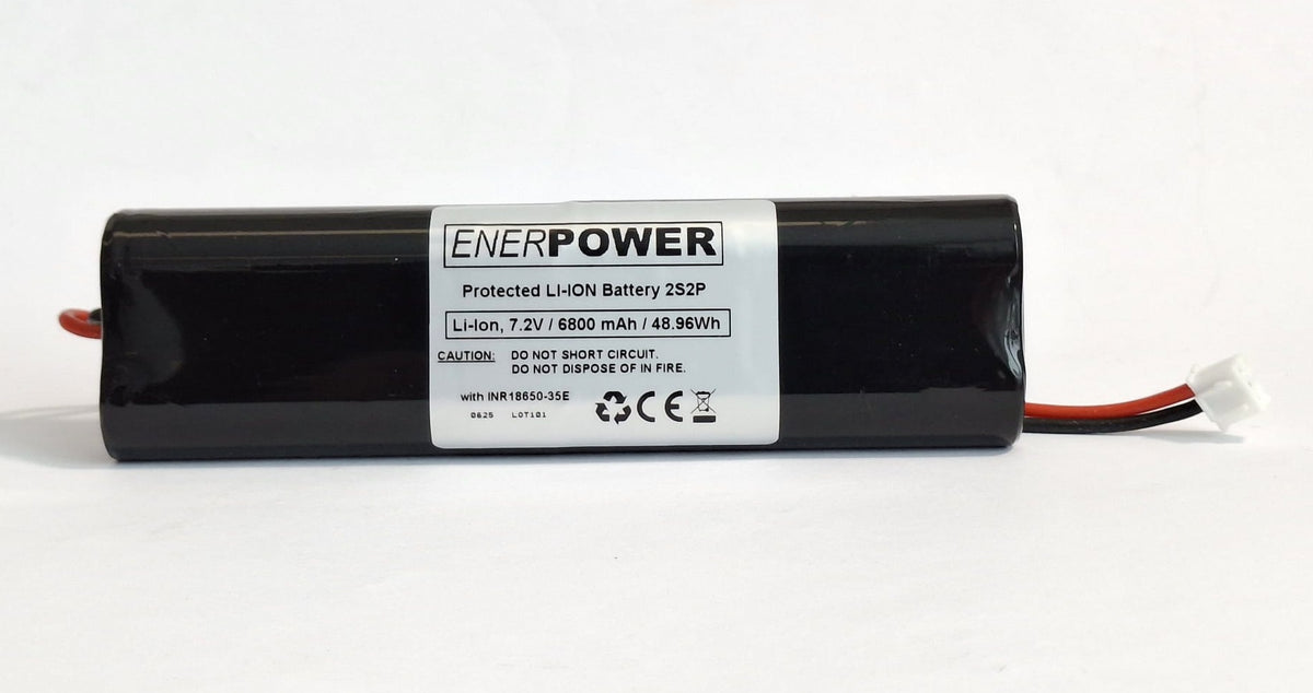 JST XHP-3 ENERpower 2S2P Akku 6,8Ah Li-Ion 7,2V- 7,4V