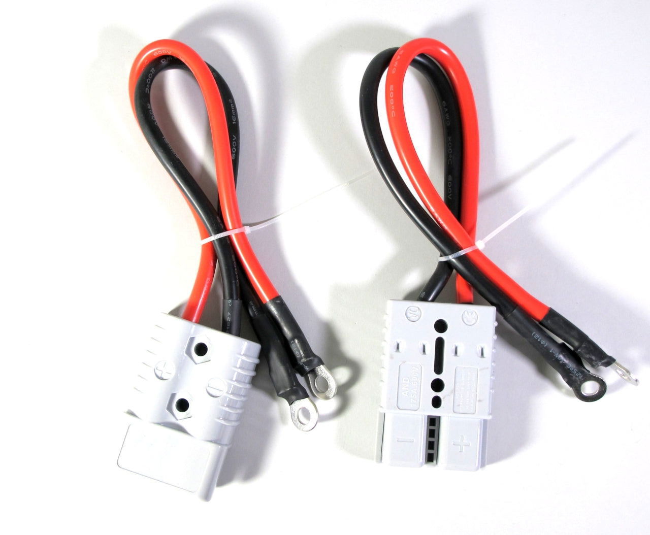 Satz 30 cm Kabel mit Anderson SB100 AWG 6 16 mm Kabelschuhe - Enerprof
