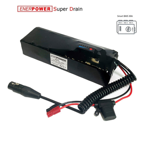 Softpack-Akku 36V 10Ah 10x2 Smart BMS 30A XLR-3 Super Drain INR21700-50S - Softpack-Akku 52V 8Ah / 10Ah 14x2 Smart BMS 30A XLR-3 Super Drain - #tag1#  - #tag2# - #tag1# - #tag2# - #tag3#
