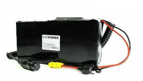 Softpack-Akku 60V 9Ah BMS 40A XLR-3 mit 30T (540Wh) - Bis 2400 Watt - Quadrat