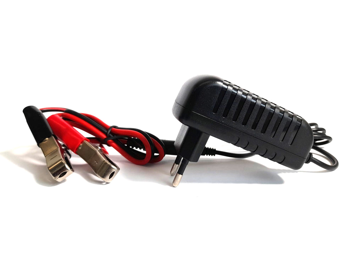 1S 2A DC charger for Li-Ion / Li-Po batteries 3.6V-3.7V (GS, CB) crocodile clips