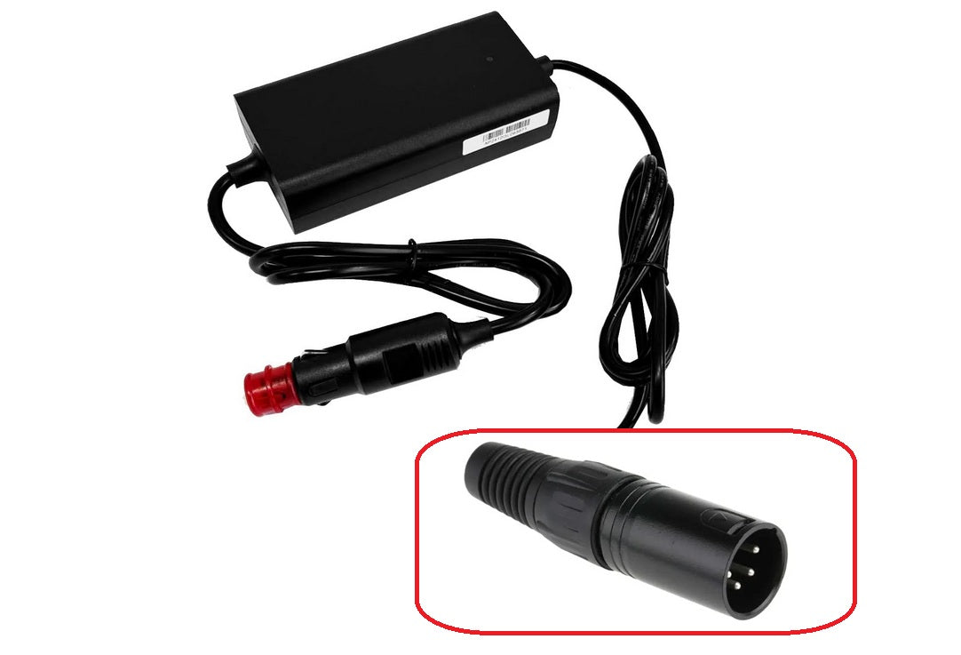 Decathlon Elops, Riverside, Rockrider, Original 12V-24V Ladegerät 2A DC-DC XLR-4