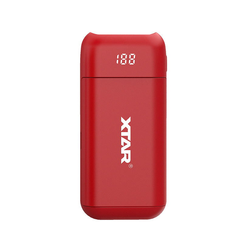 Xtar PB2 Rot -2-Schacht handliche Li-Ion Akku Reiseladegerät & Powerbank - Xtar PB2 Rot -2-Schacht handliche Li-Ion Akku Reiseladegerät & Powerbank - #tag1#  - #tag2# - #tag1# - #tag2# - #tag3#