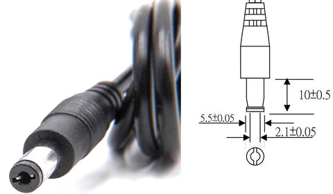 2S 2A DC (8.4V) plug-in charger for Li-Ion / Li-Po batteries 7.2V-7.4V (EU, UK, US, AUS)