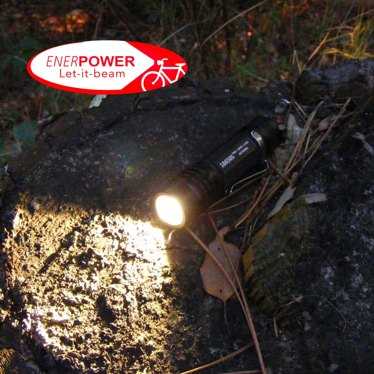ENERpower Folomov S18650 Lamp 900L + Battery + Bike Mount